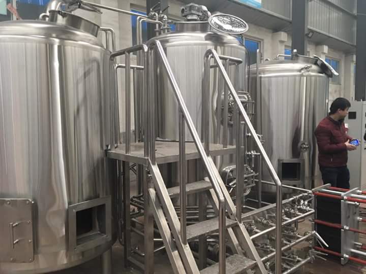 Microcervecería de 7 bbl y sistema p